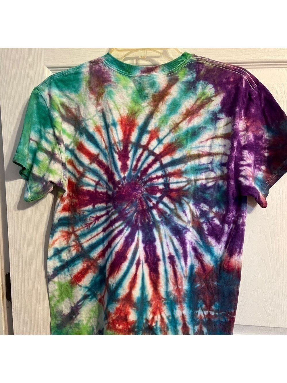 Grateful Dead T Shirt Medium Spiral Dancing Bears Tie Dye Rainbow - Picture 4 of 4